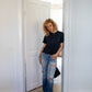 Cecilie is 168 cm tall and wears size S. | black