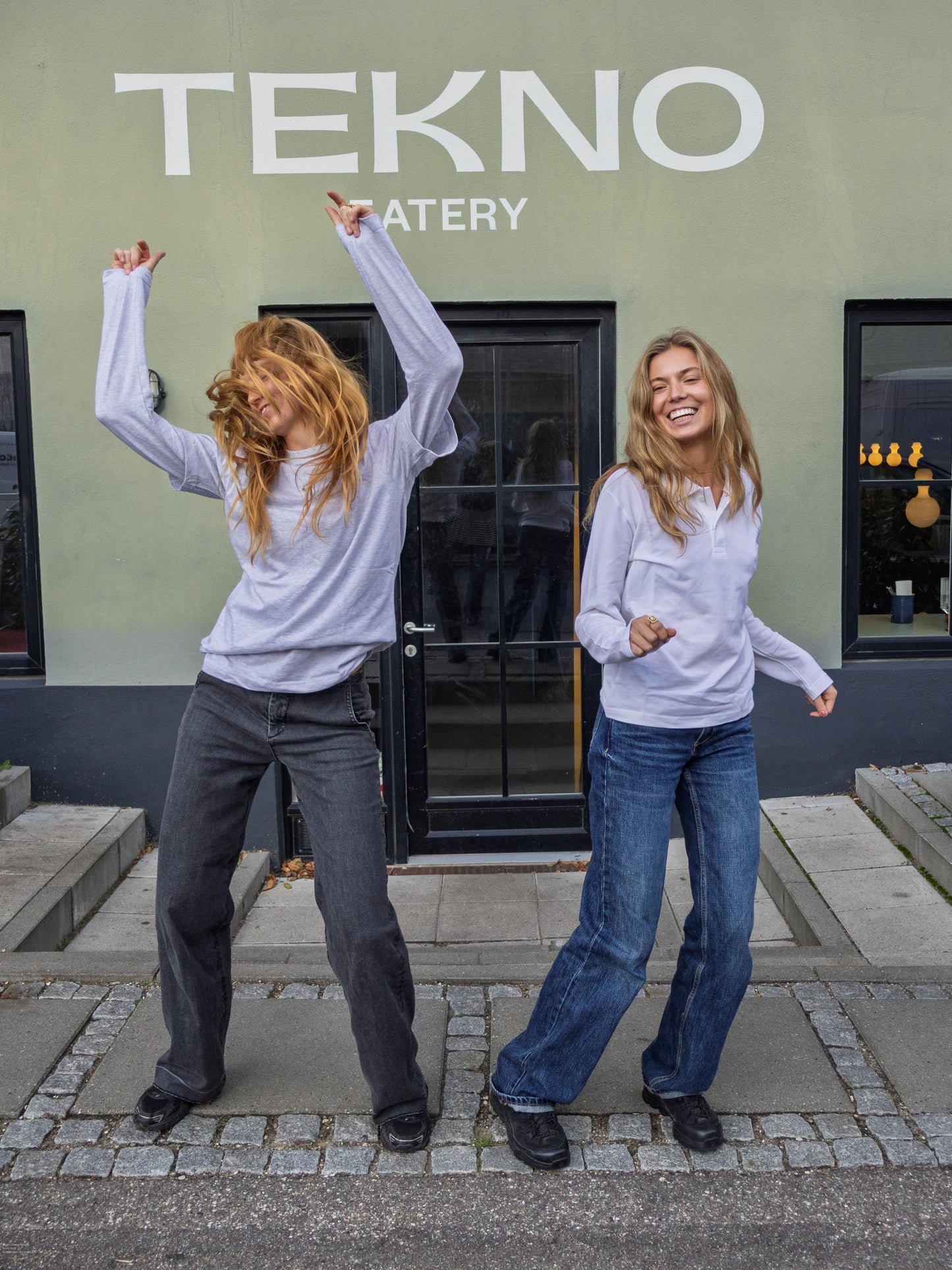 Wilma is 168 cm tall and wears size S. | white